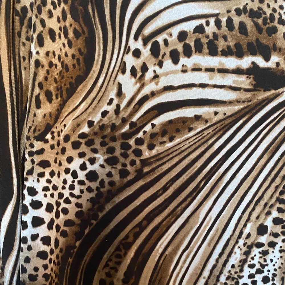 Abstract Cheetah/Zebra Patterned Cardigan - Picture 11 of 16